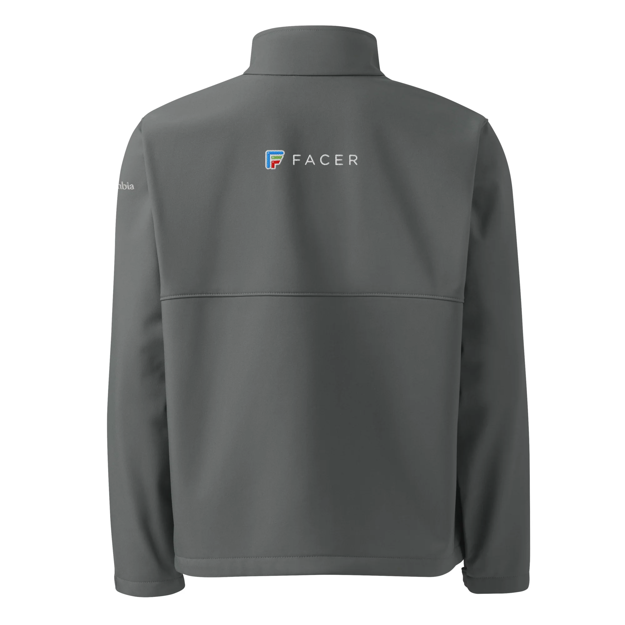 Columbia soft shell jacket with Facer logo mark - Image 10