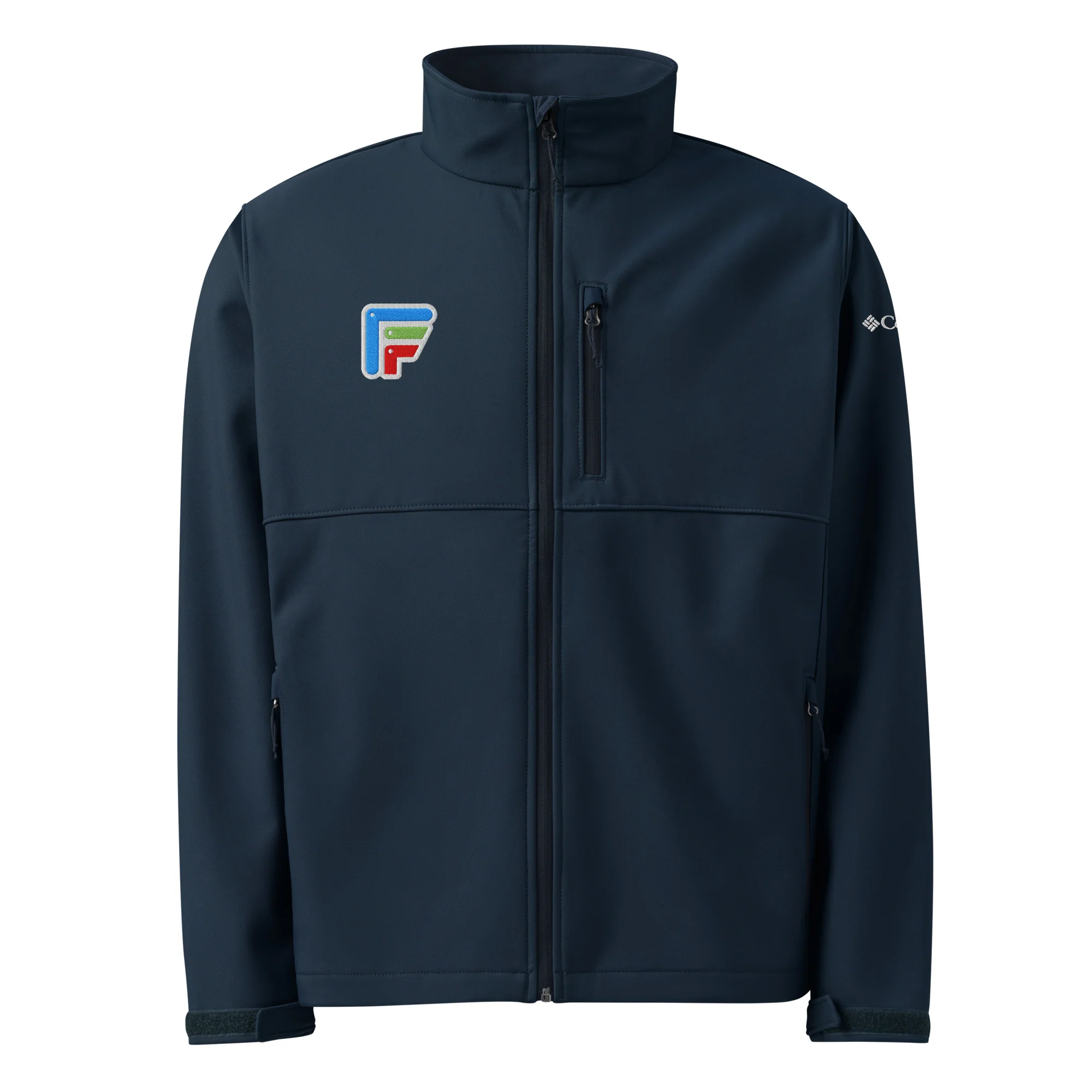 Columbia soft shell jacket with Facer logo mark - Image 5