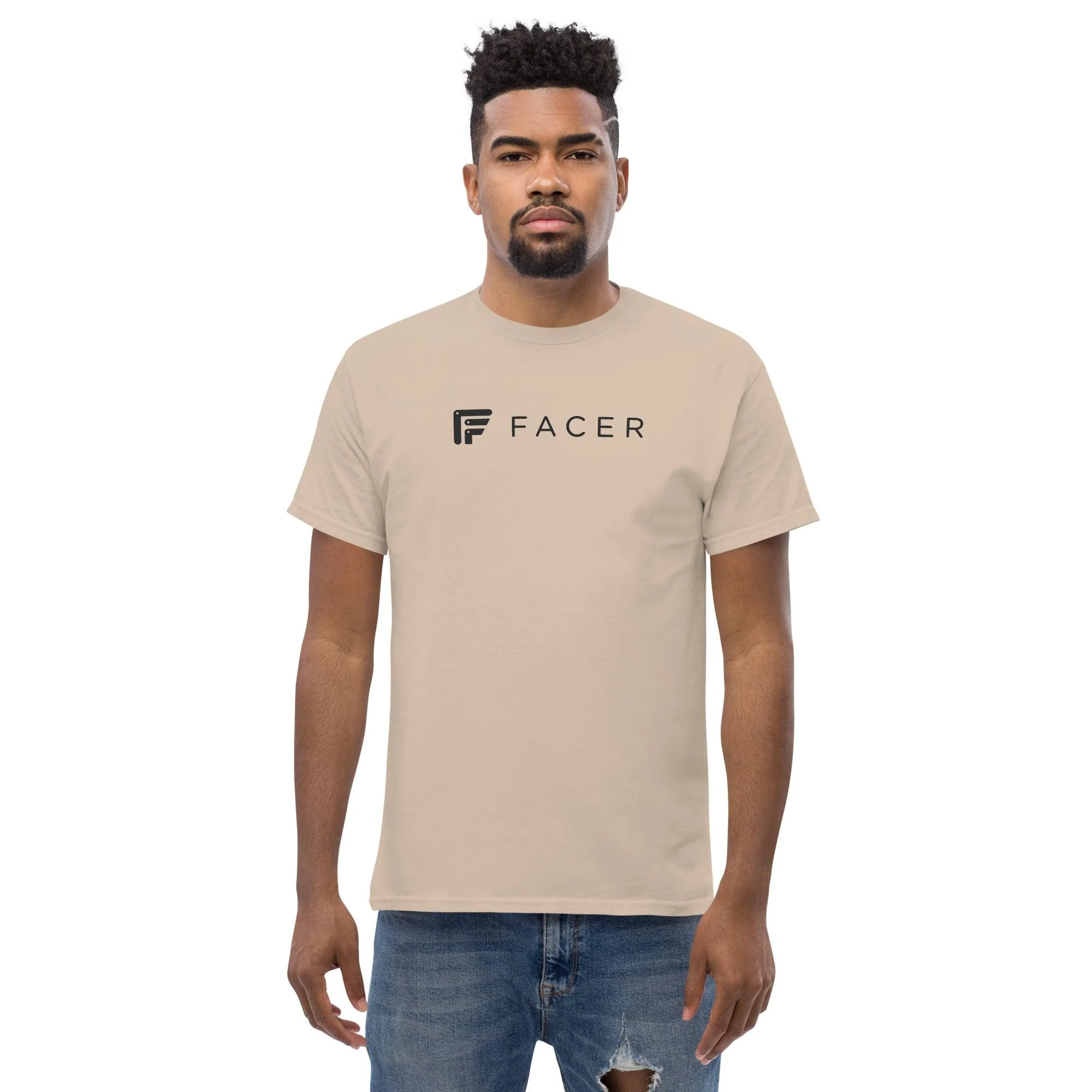 Facer classic T-shirt for men - Dark logo - Image 9