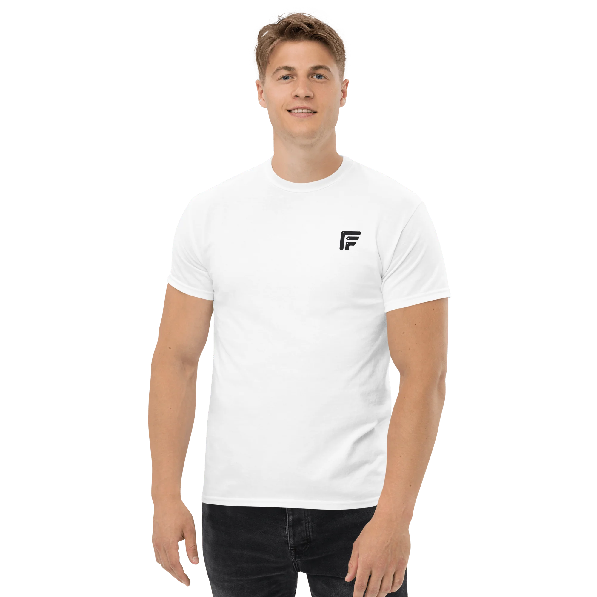 Facer classic T-shirt for men - Small dark logo - Image 5
