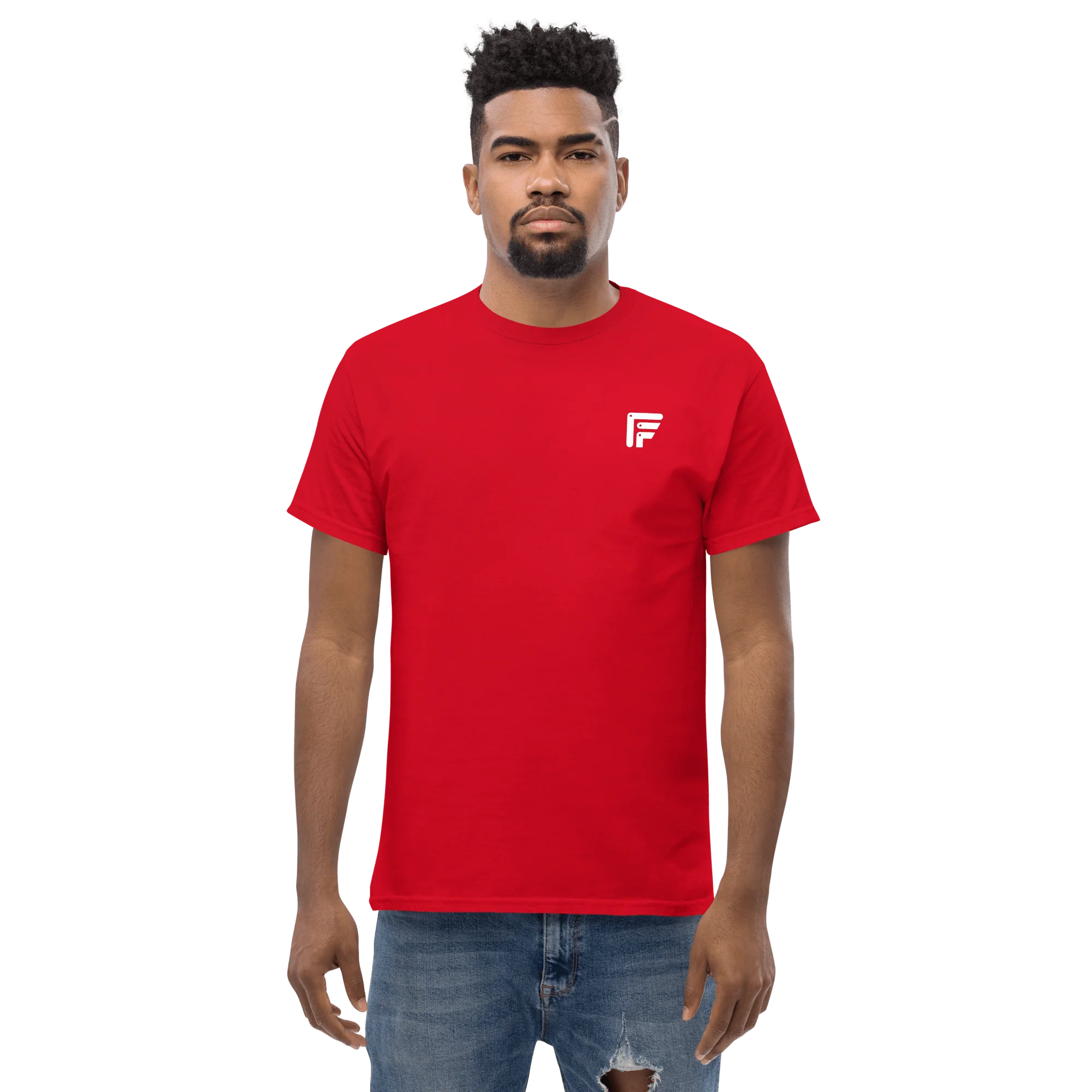 Facer classic T-shirt for men - Small white logo - Image 9